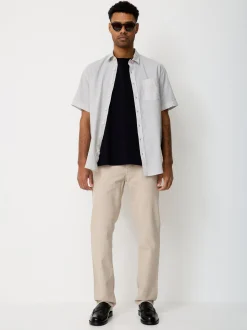 Paddock`s Herren Hemd - Regular Fit in hellgrau