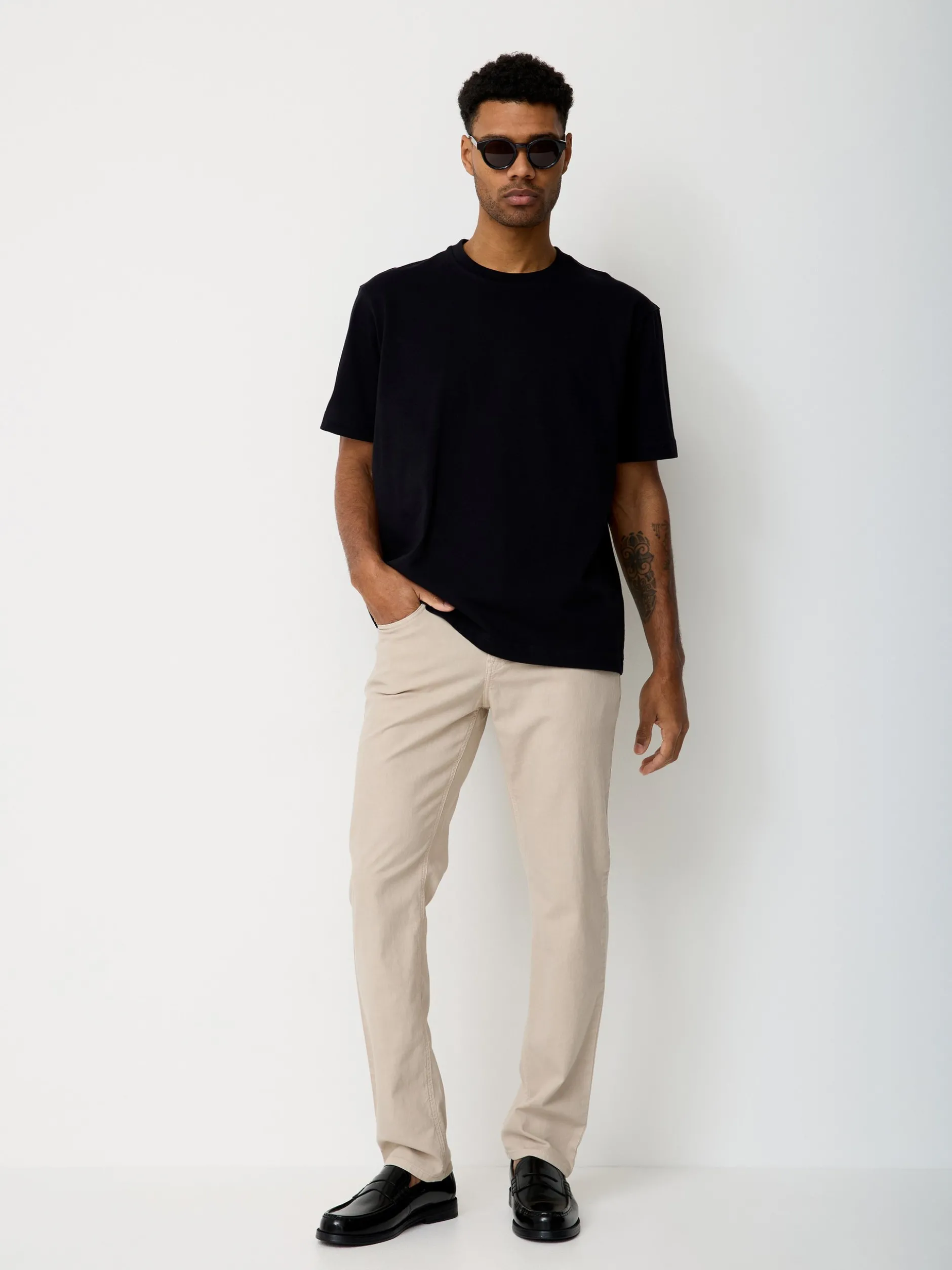 Paddock`s Herren Hose - BEN Regular Fit in beige