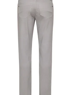 Paddock`s Herren 5-Pocket Hose - PIPE Slim Fit in grau