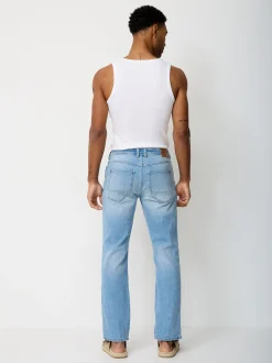 Paddock`s Herren 5-Pocket Jeans - BEN Regular Fit in bleached