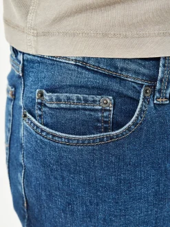 Paddock`s Herren 5-Pocket Jeans - PIPE Slim Fit in dark stone