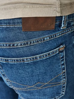 Paddock`s Herren 5-Pocket Jeans - PIPE Slim Fit in dark stone