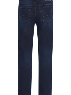 Paddock`s Herren 5-Pocket Jeans - PIPE Saddle Stitch Slim Fit in dark stone