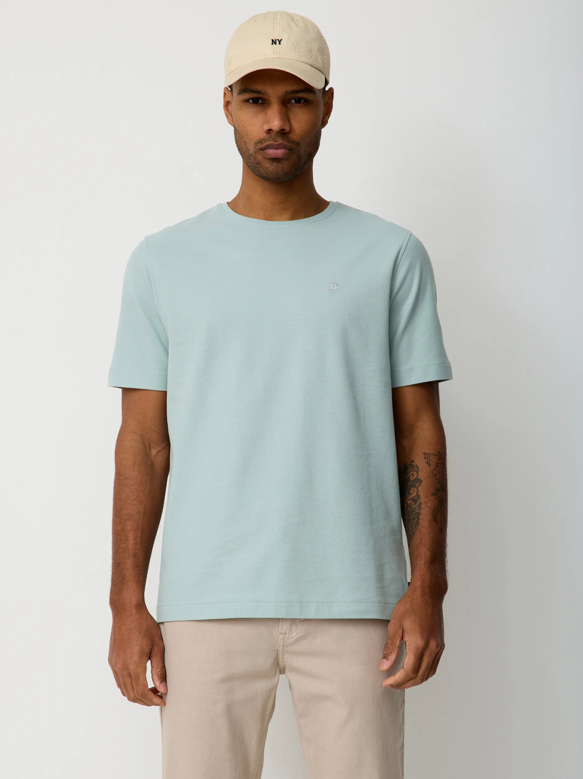 Paddock`s Herren Shirt - Regular Fit in aqua