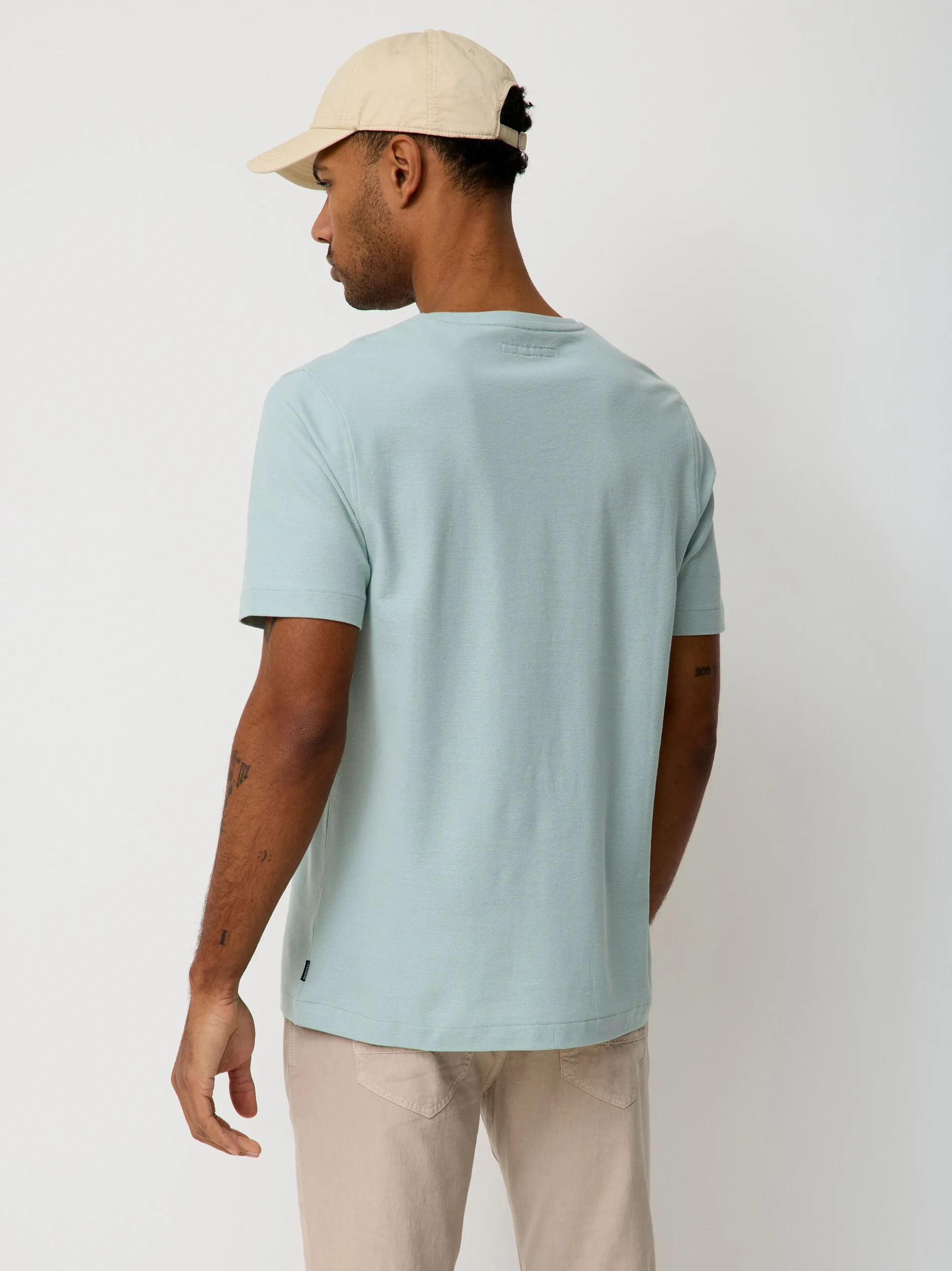 Paddock`s Herren Shirt - Regular Fit in aqua