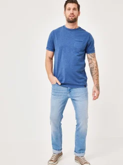 Paddock`s Herren Shirt - Regular Fit in blau
