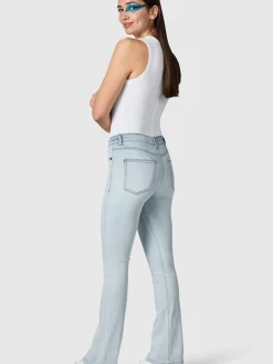 Peak Time Damen Bootcut-Jeans - Zenita in hellblau
