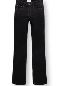Peak Time Damen Bootcut-Jeans - Zenita in schwarz
