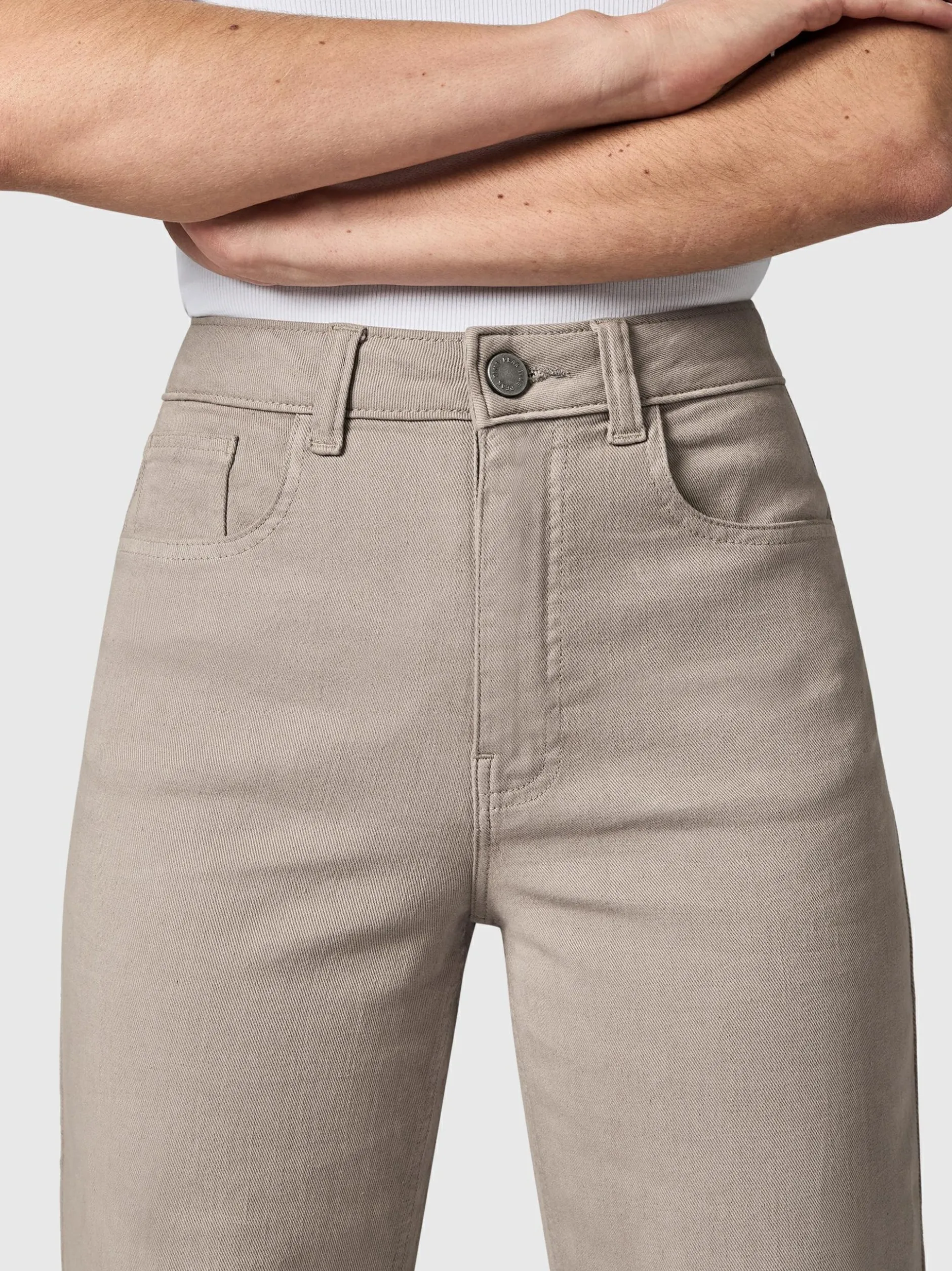 Peak Time Damen Chinohose - Cyrele in taupe