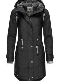 Peak Time Damen Regenjacke - L60042 in schwarz