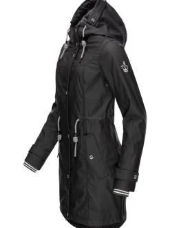 Peak Time Damen Regenjacke - L60042 in schwarz