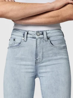 Peak Time Damen Skinny-fit-Jeans - Lunara in hellblau