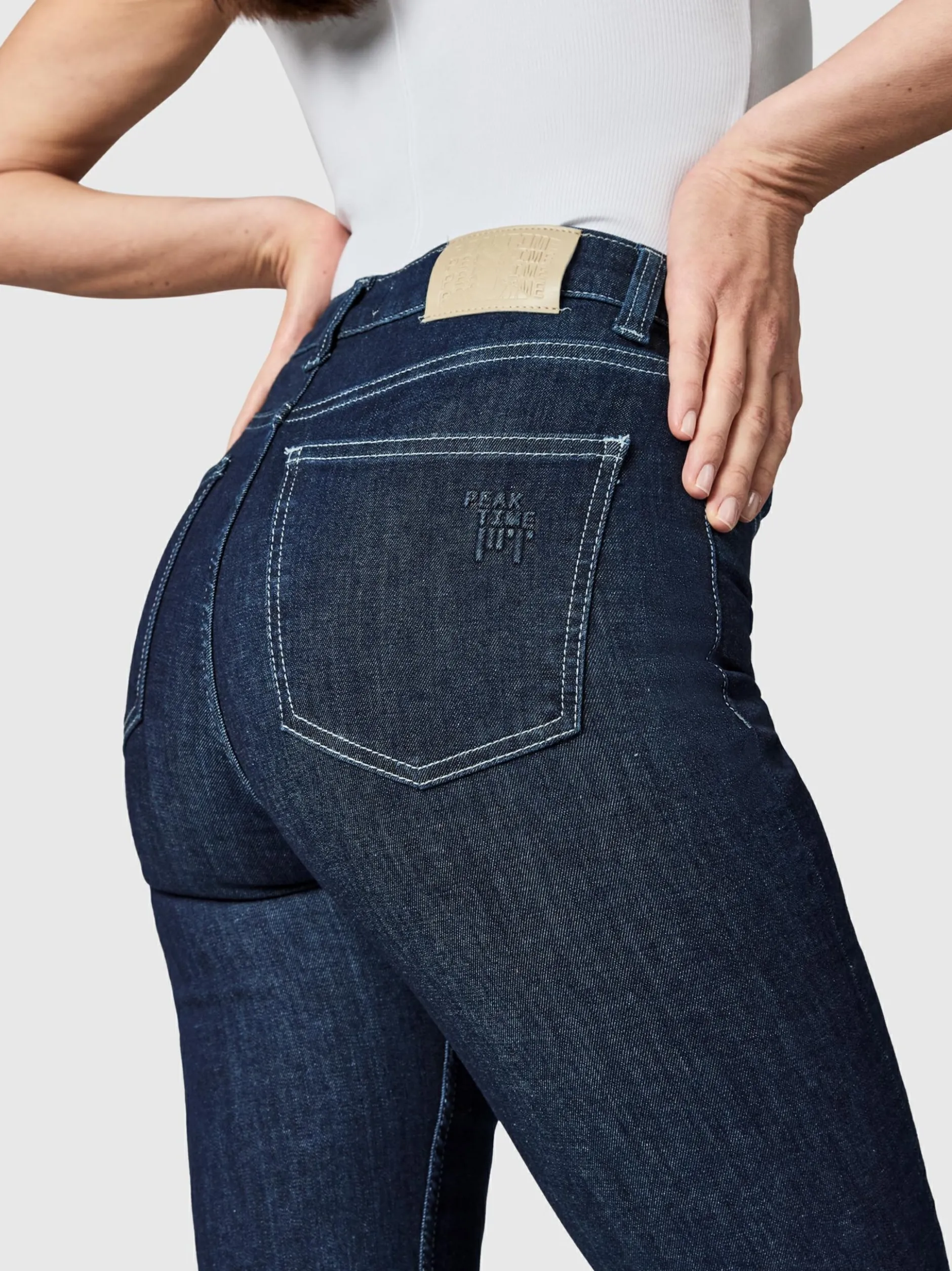 Peak Time Damen Straight-Jeans - Galaxa in blau