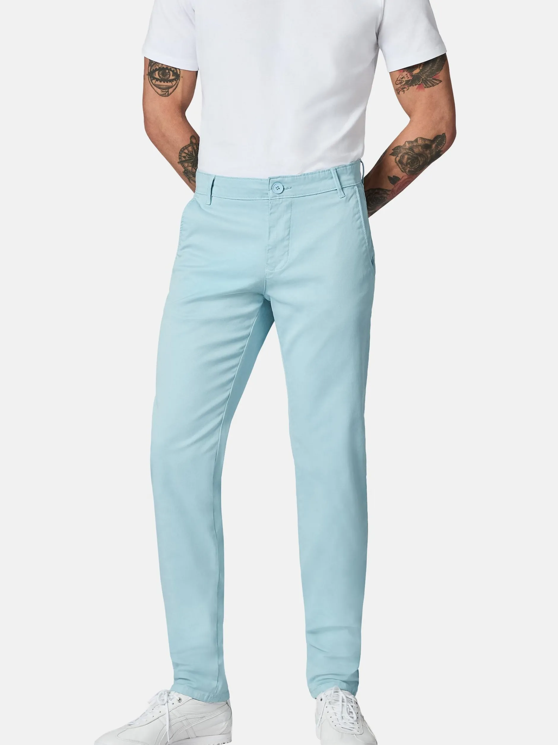 Peak Time Herren Chinohose - Astron in hellblau