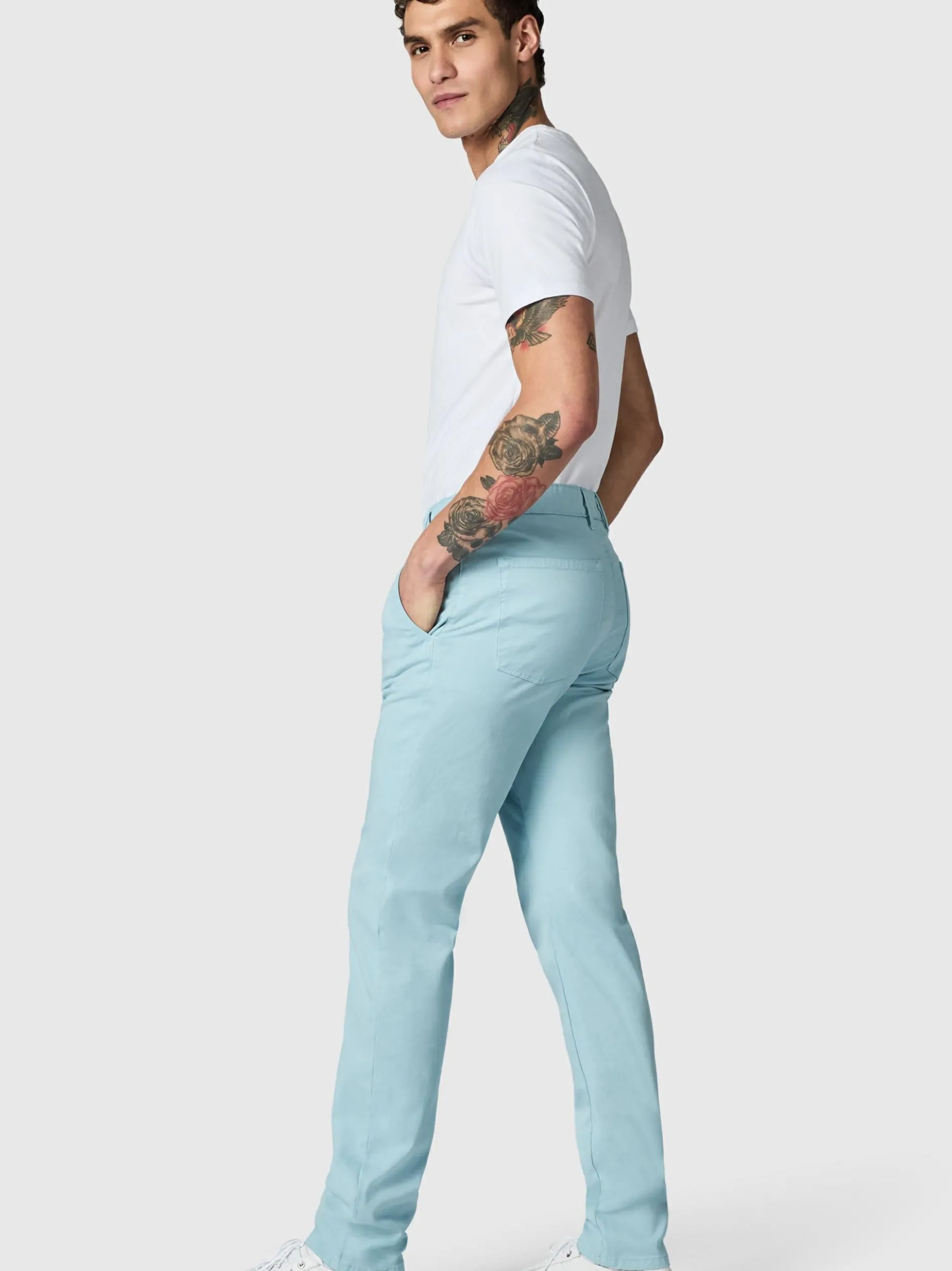 Peak Time Herren Chinohose - Astron in hellblau