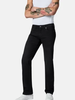 Peak Time Herren Straight-Jeans - Orbis in schwarz
