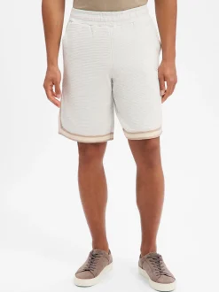 PEGADOR Herren Sweatshorts - Signar Waffle in hellgrau
