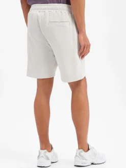 PEGADOR Herren Sweatshorts - Signar Heavy Rib in kitt
