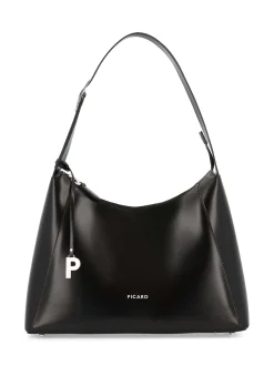 PICARD Damen Schultertasche - Black Tie in schwarz