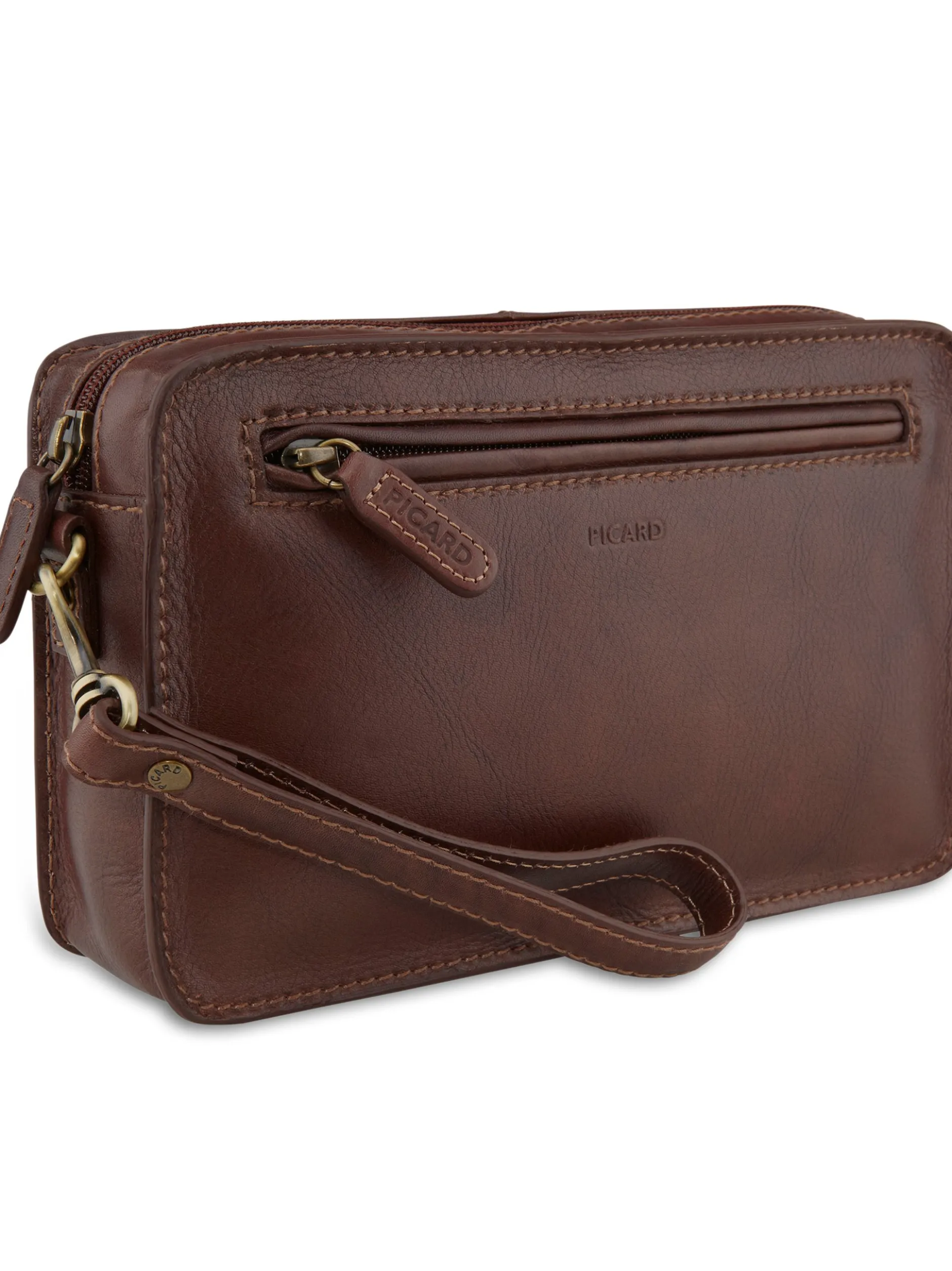 PICARD Herren Handgelenktasche - Toscana in braun