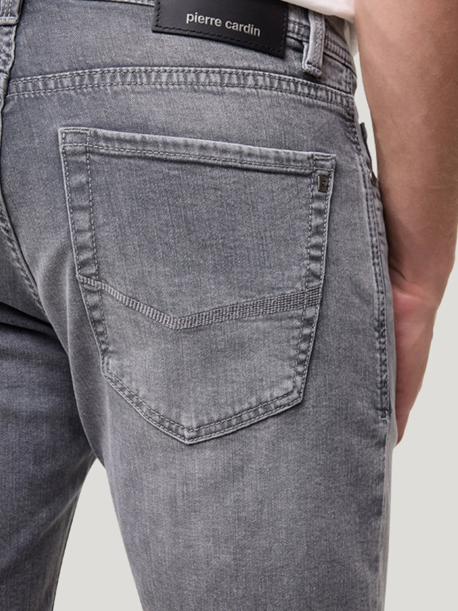 Pierre Cardin Herren Bermuda Sisteron in grau