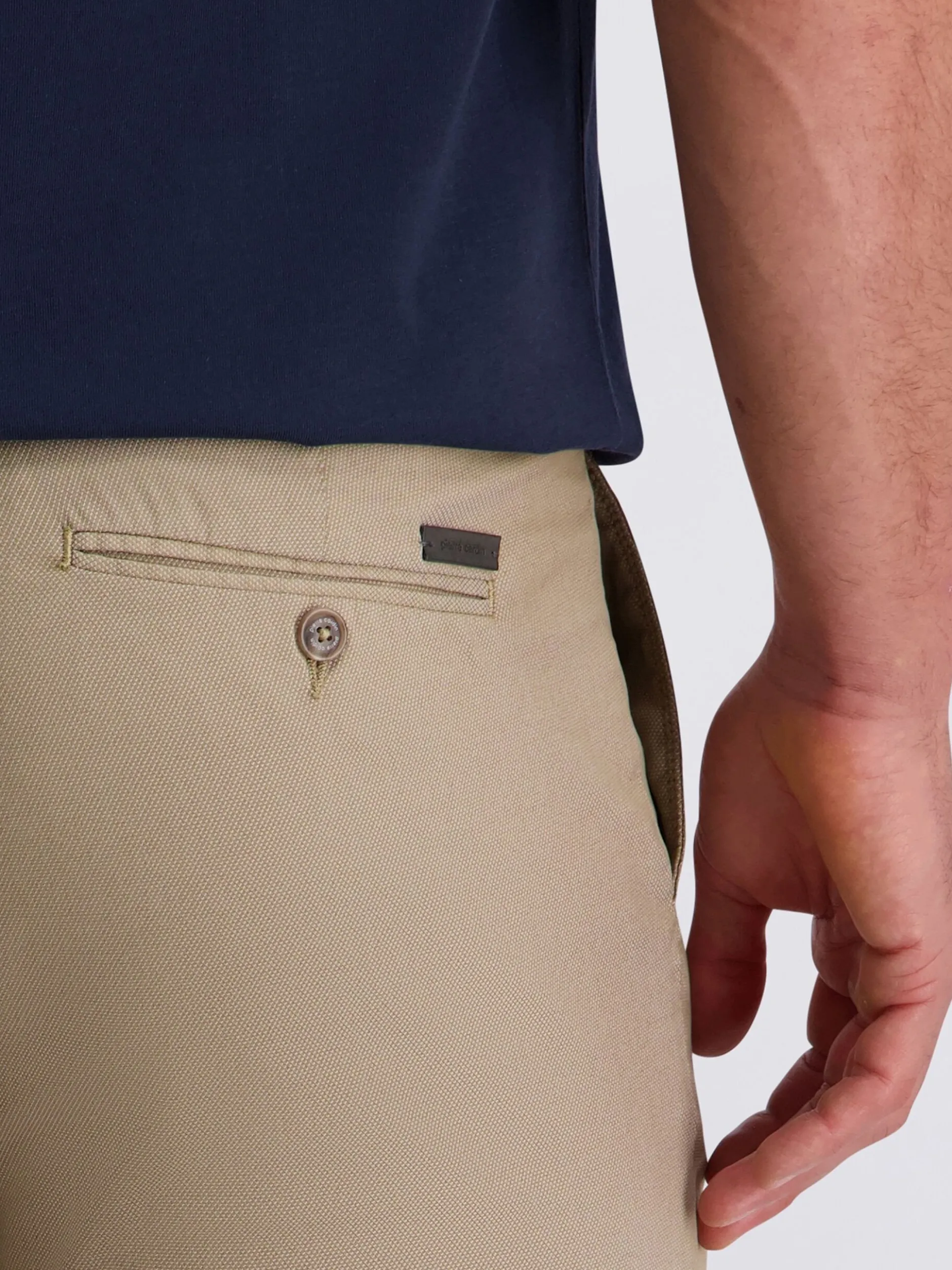 Pierre Cardin Herren Chino Calais in beige - Länge: lang