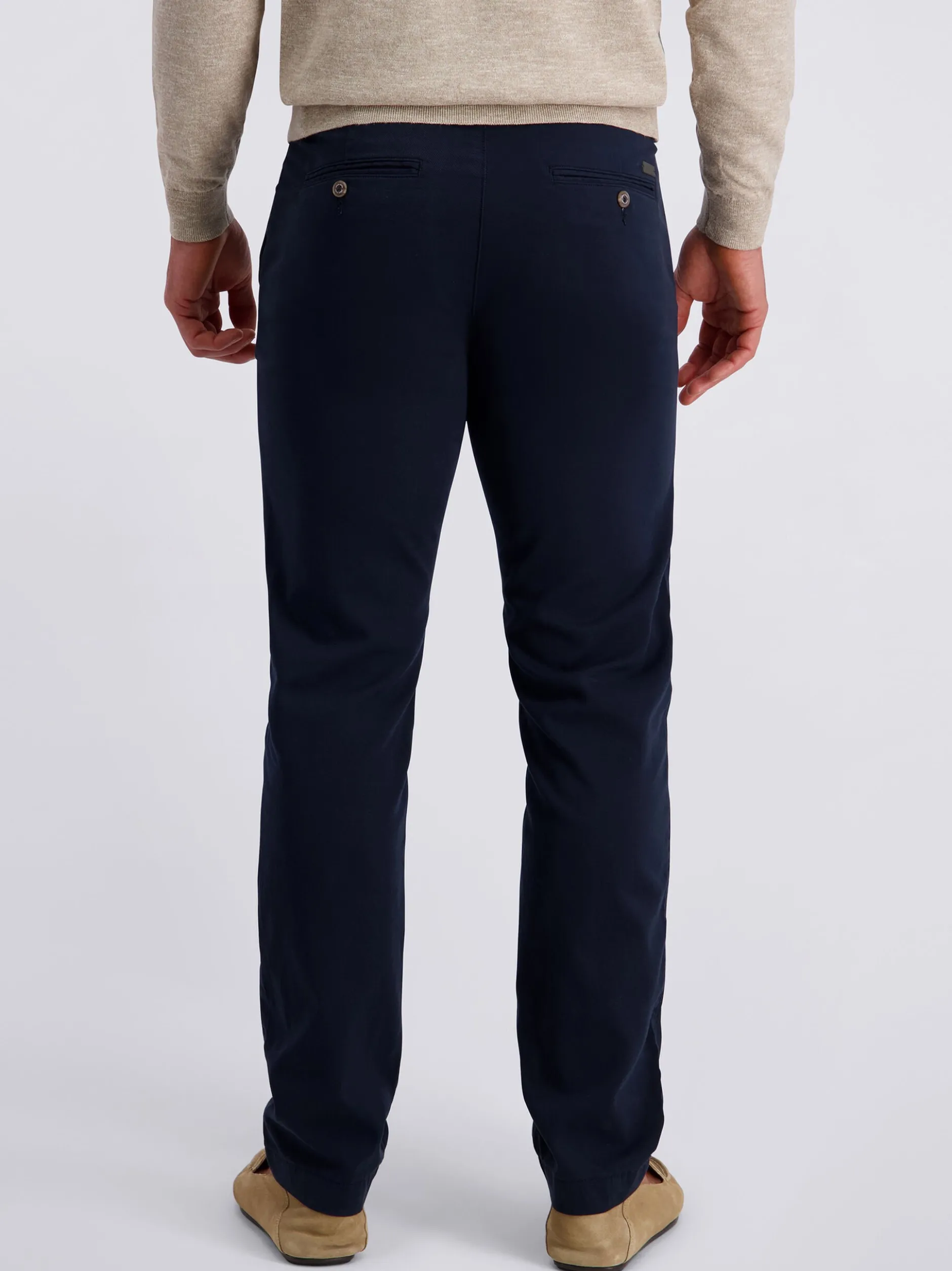 Pierre Cardin Herren Chino Castres in blau - Länge: lang