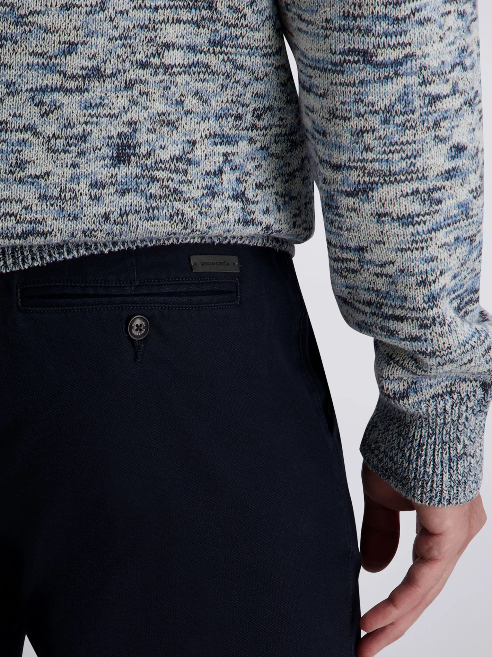 Pierre Cardin Herren Chinos Castres in blau