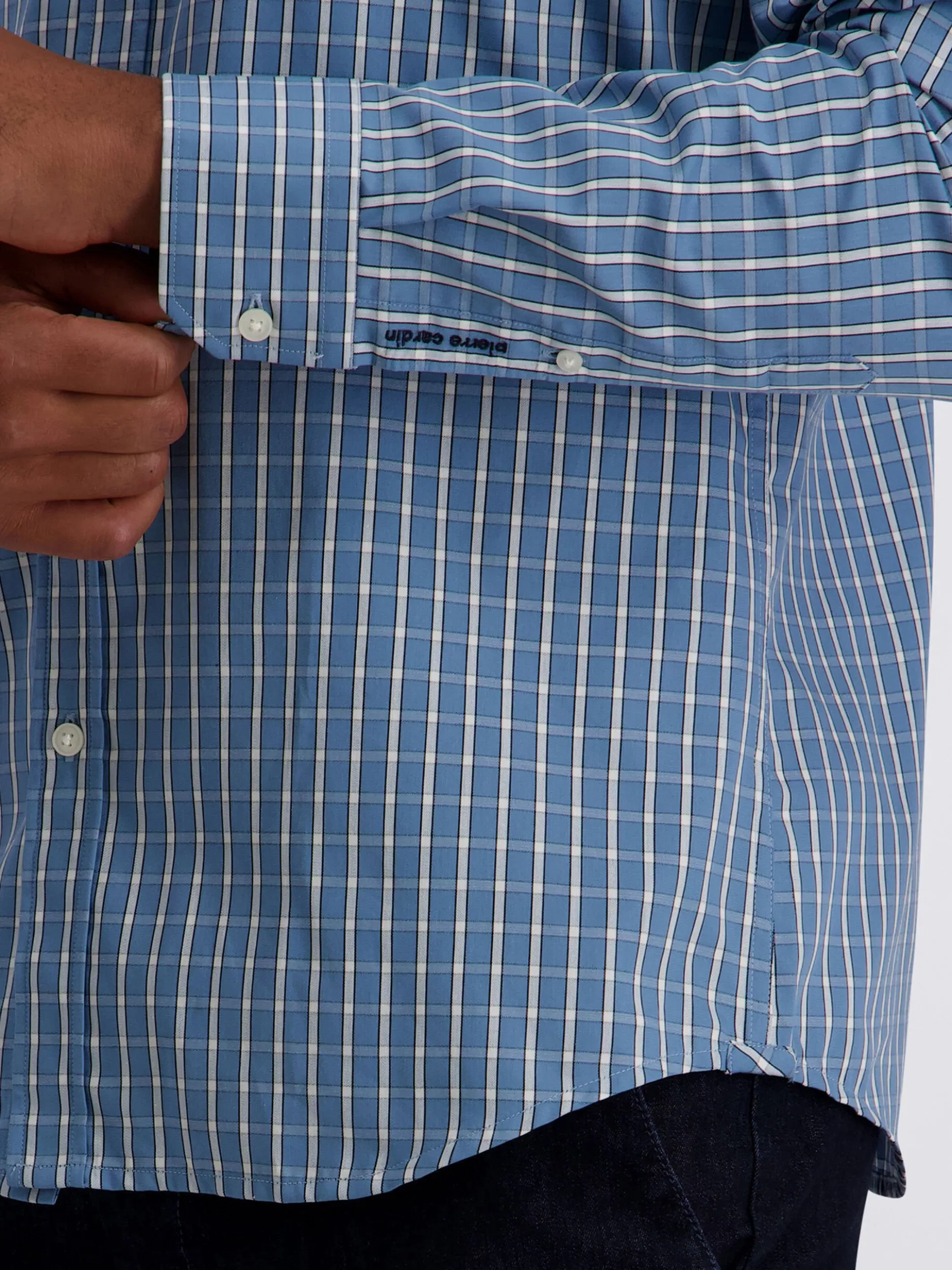 Pierre Cardin Herren Hemd in hellblau - Ärmel: langarm