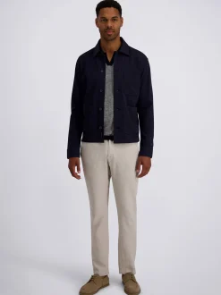 Pierre Cardin Herren Hemdjacke in marine