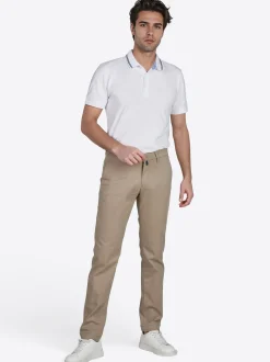 Pierre Cardin Herren Hose Calais in beige - Länge: lang