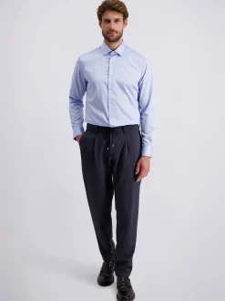 Pierre Cardin Herren Hose Crozon in blau - Länge: lang