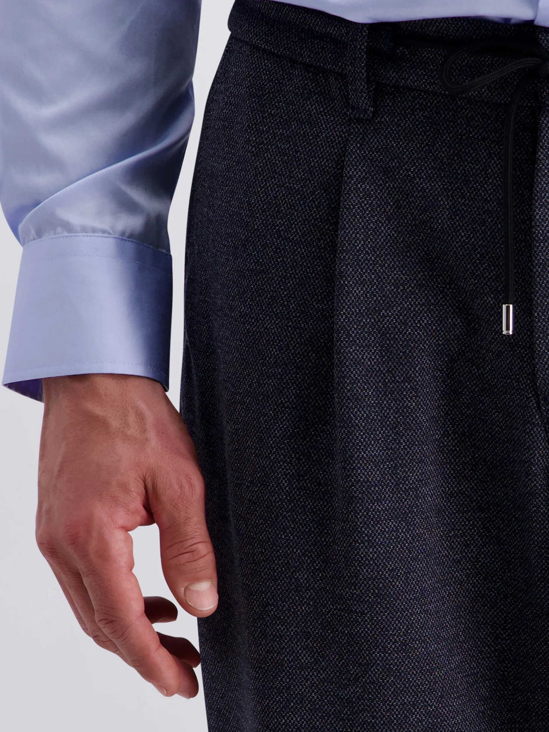 Pierre Cardin Herren Hose Crozon in blau - Länge: lang
