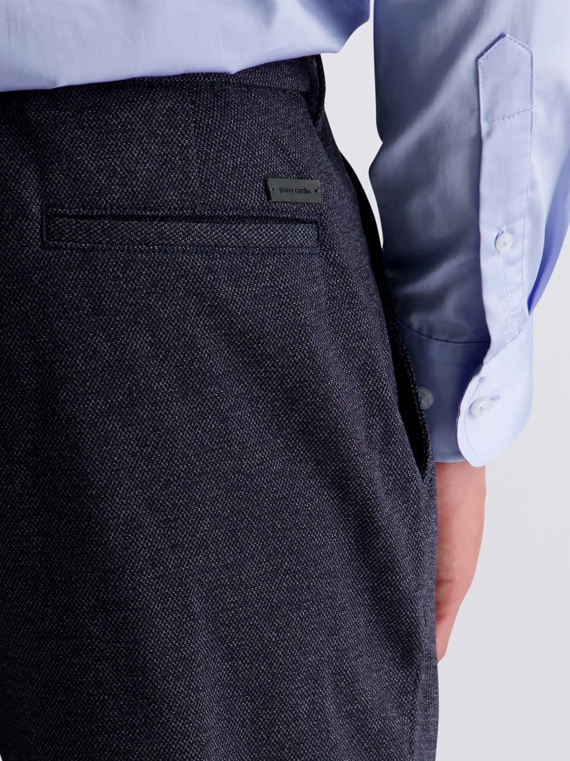 Pierre Cardin Herren Hose Crozon in blau - Länge: lang