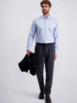 Pierre Cardin Herren Hose Crozon in blau - Länge: lang