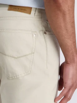 Pierre Cardin Herren Hose Laval in beige - Länge: lang