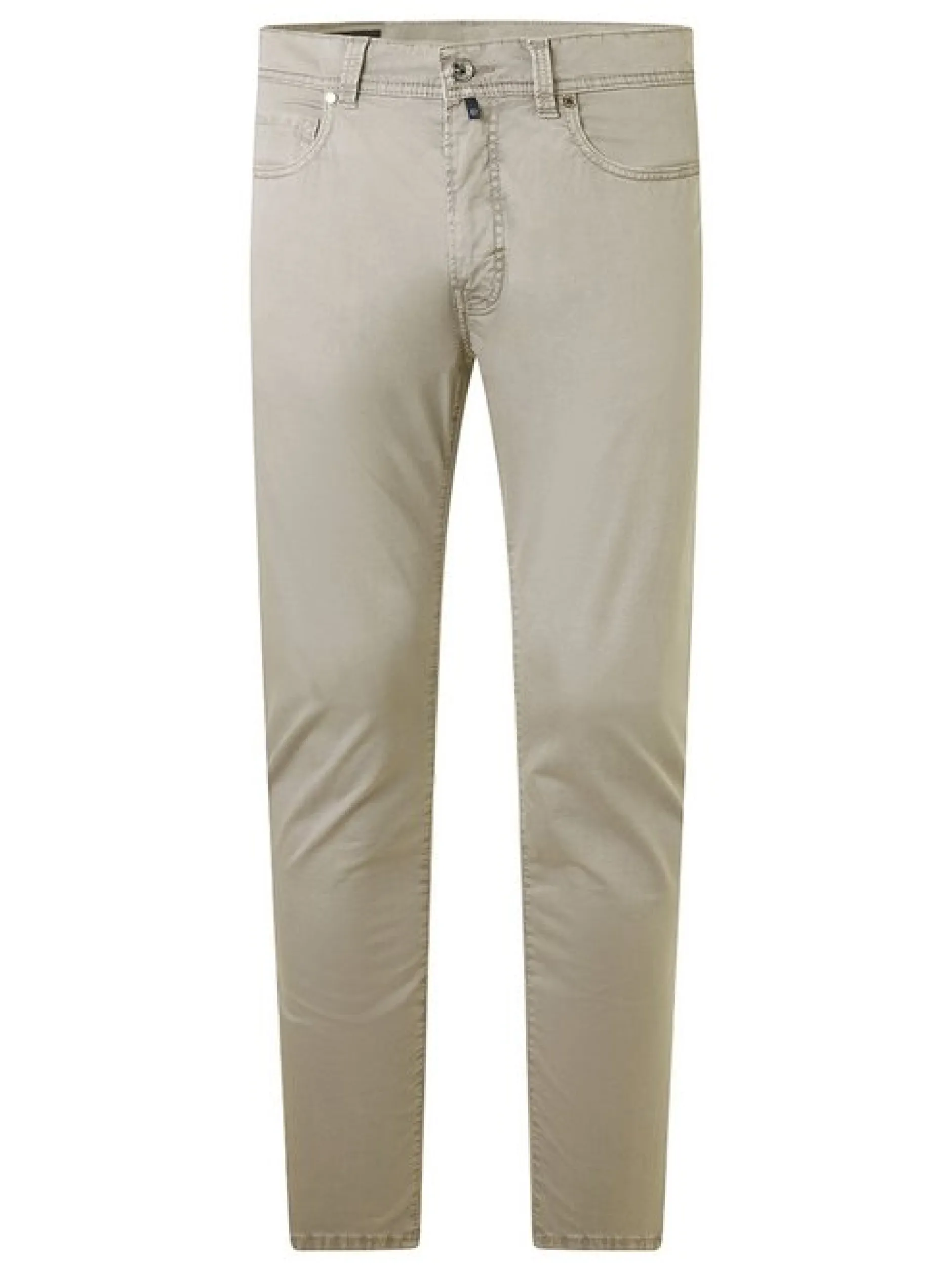 Pierre Cardin Herren Hose Lyon in beige - Länge: lang