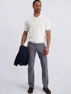 Pierre Cardin Herren Hose - Lyon in blau - Länge: lang