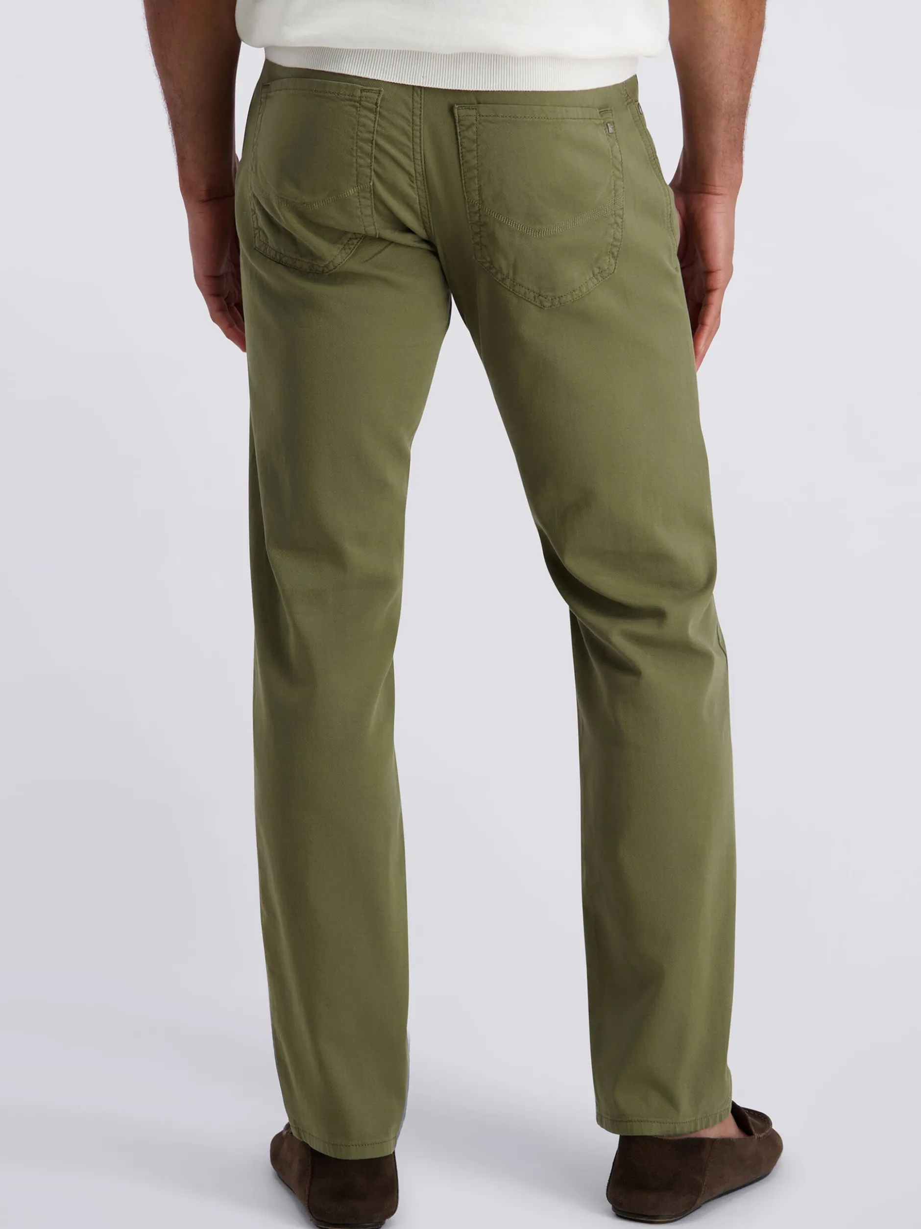 Pierre Cardin Herren Hose Lyon in khaki - Länge: lang
