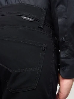 Pierre Cardin Herren Hose Lyon in schwarz - Länge: lang