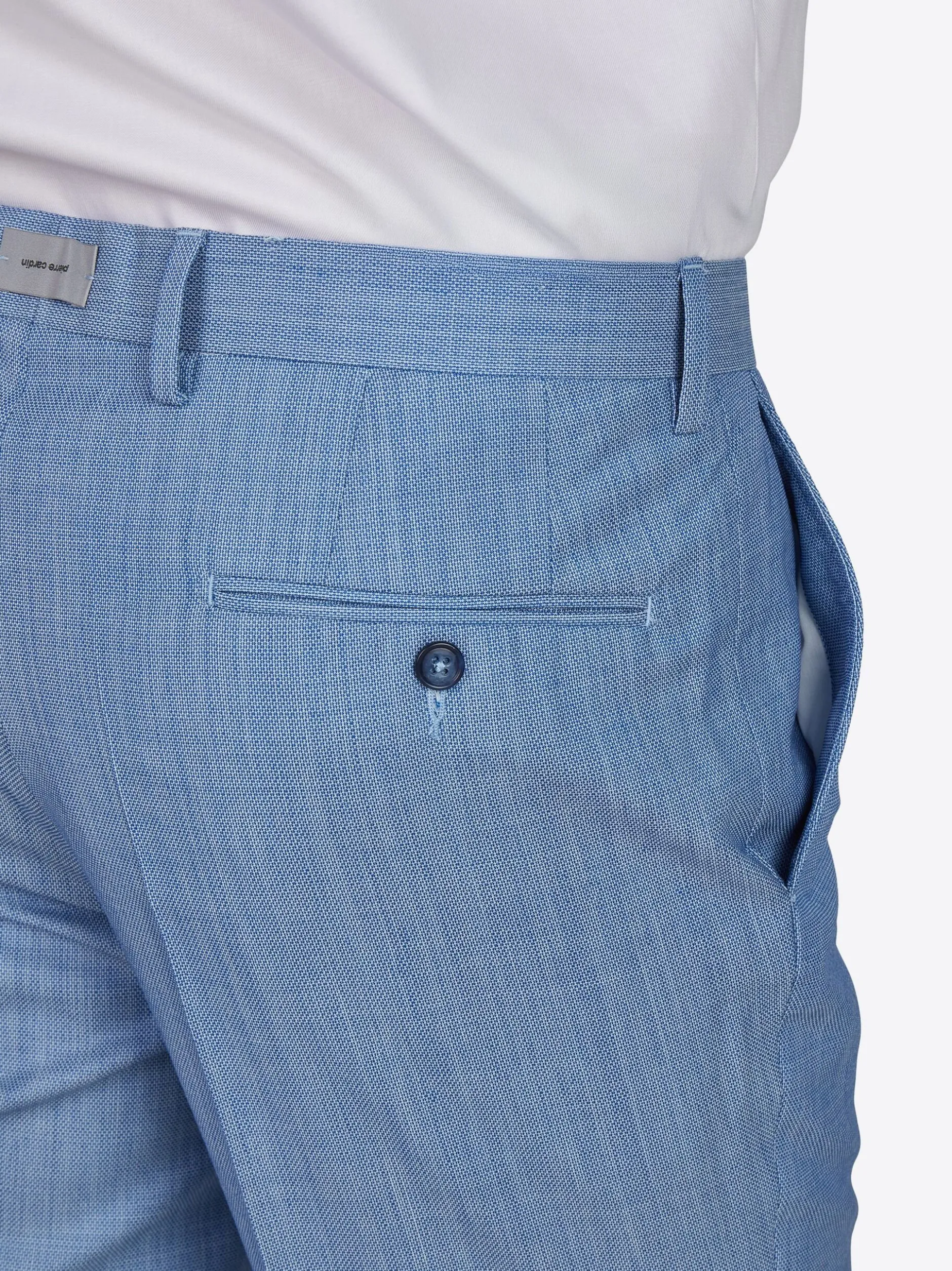 Pierre Cardin Herren Hose Ryan in hellblau - Länge: lang