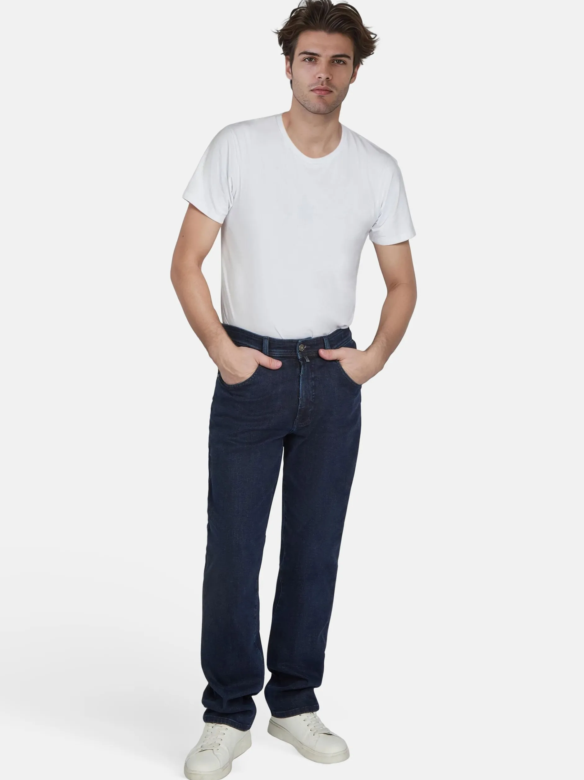 Pierre Cardin Herren Jeans Dijon in blau - Länge: lang