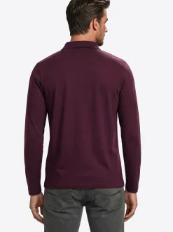 Pierre Cardin Herren Langarmshirt in rot