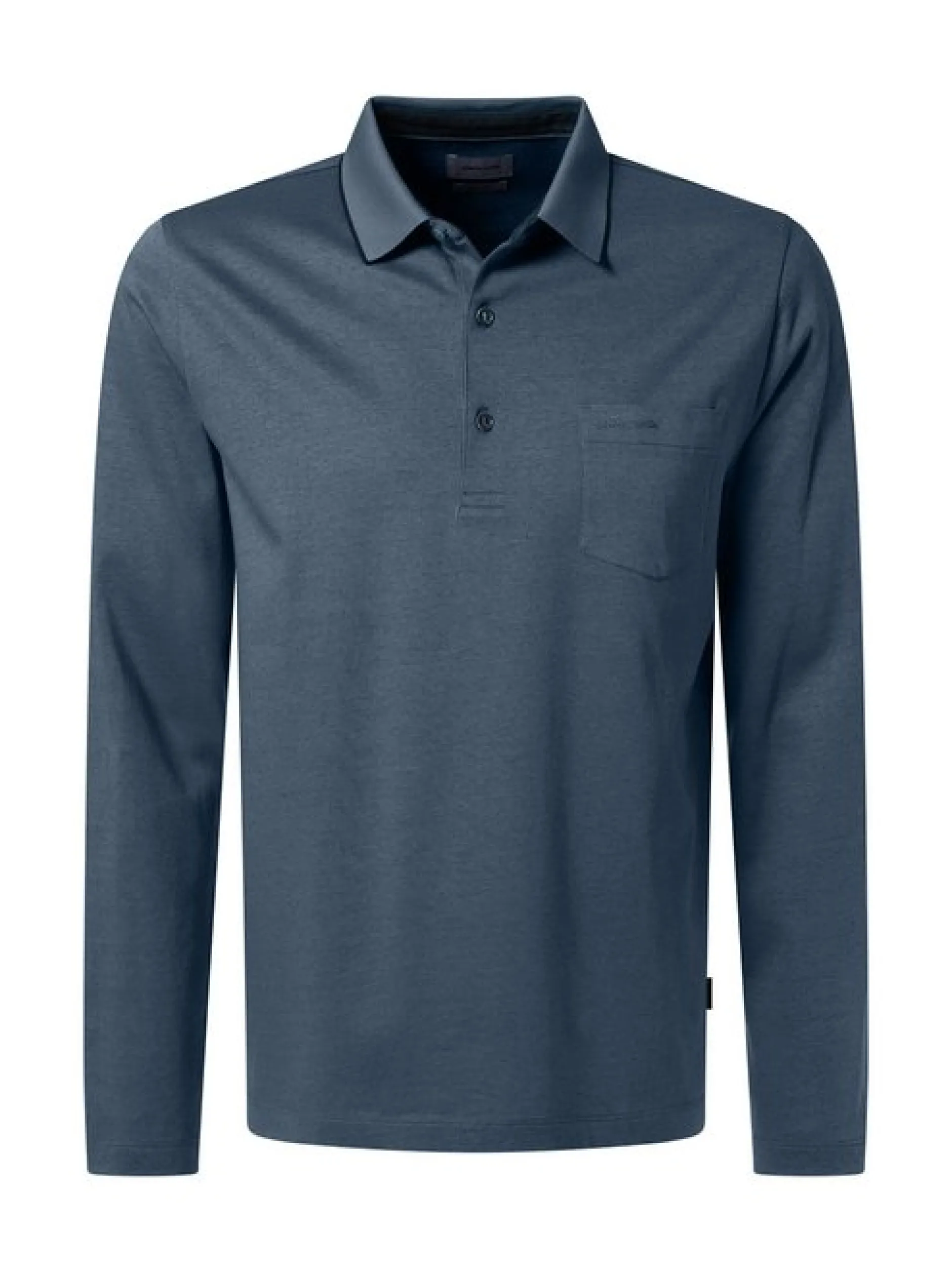 Pierre Cardin Herren Langarmshirt in blau