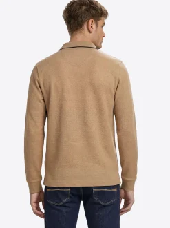 Pierre Cardin Herren Langarmshirt in camel