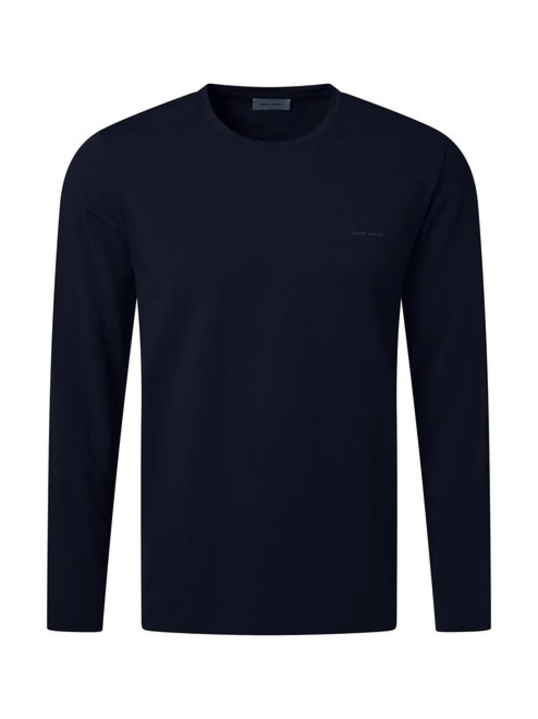 Pierre Cardin Herren Langarmshirt in blau