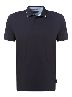 Pierre Cardin Herren Polo-Shirt in blau - Ärmel: kurzarm