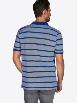 Pierre Cardin Herren Polo-Shirt in blau - Ärmel: kurzarm