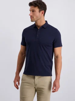 Pierre Cardin Herren Poloshirt in blau - Ärmel: kurzarm