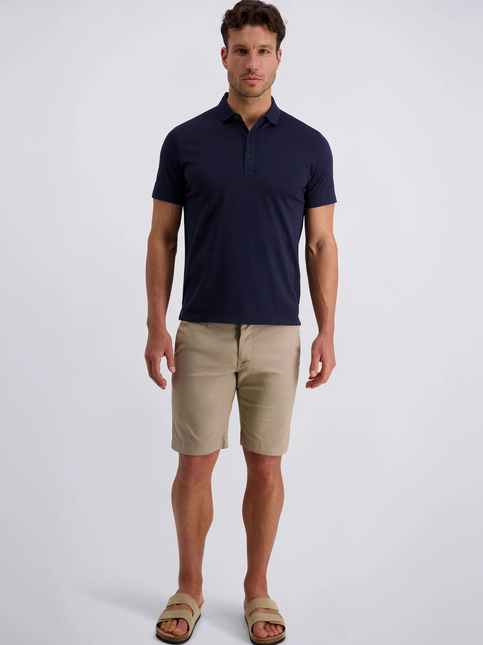Pierre Cardin Herren Poloshirt in blau - Ärmel: kurzarm